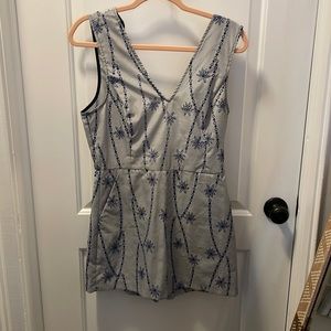 BCBG Blue lightweight romper